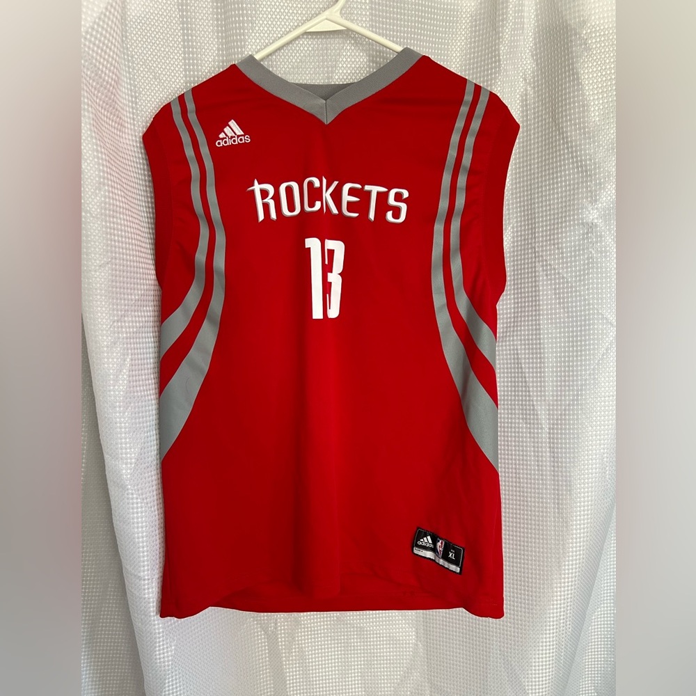 🔥 ADIDAS JAMES HARDEN #13 HOUSTON ROCKETS NBA JERSEY – MEN’S XL 🔥